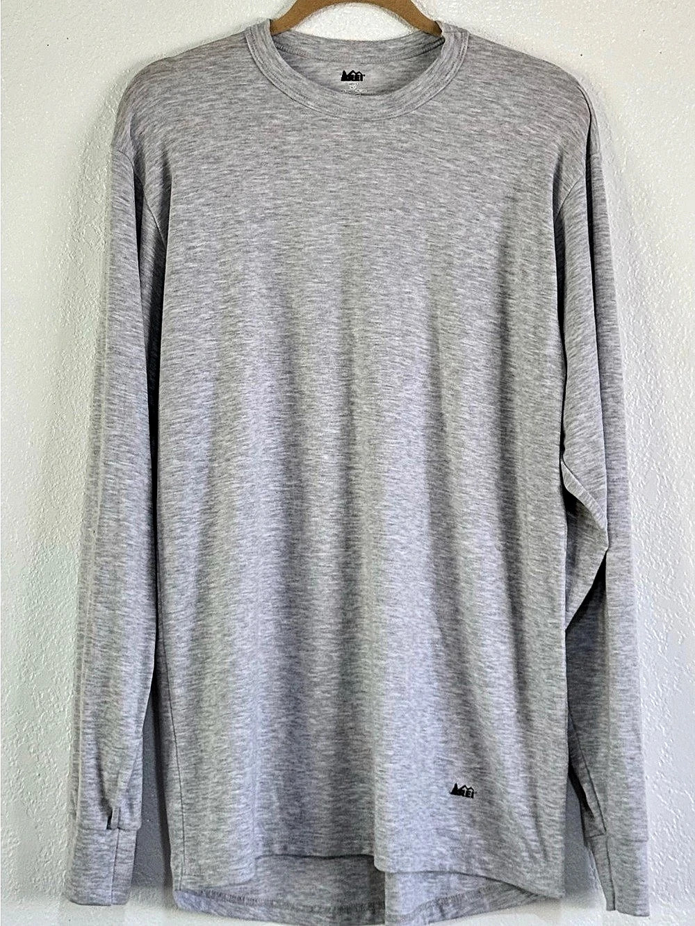 Vintage REI Long-Sleeve Crewneck Men's Gray Size XLT
